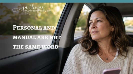 When Did "Personal" Start Meaning "I Have to Do Everything Myself"?