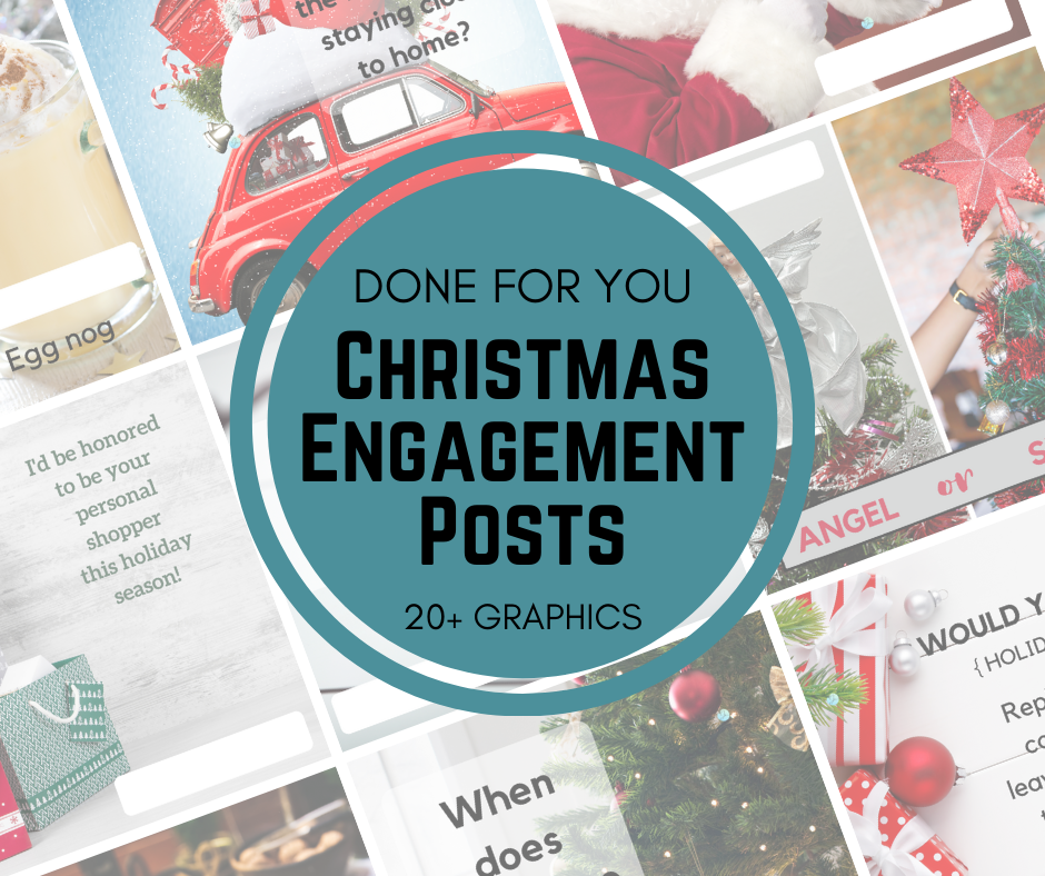 Direct Sales Engagement Posts for Your Customer Facebook Group (Christmas)