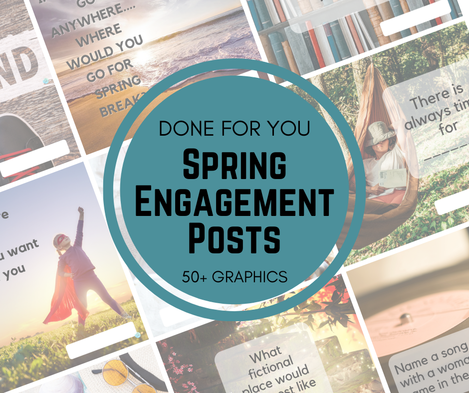 Direct Sales Engagement Posts for Your Customer Facebook Group (Spring)